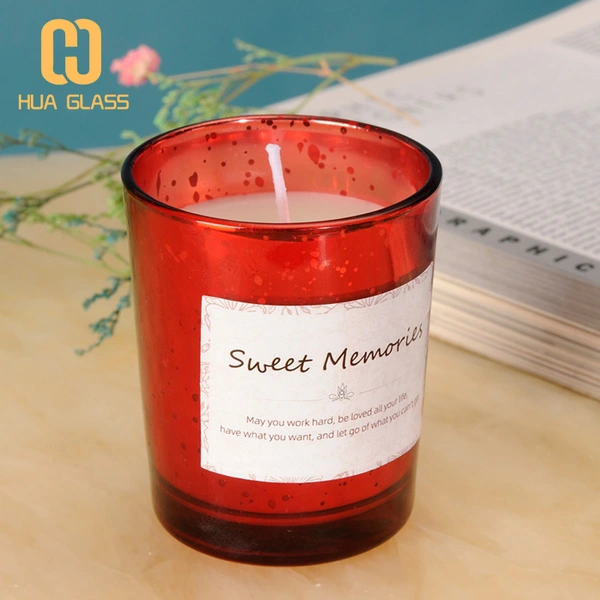 cadeau décoratif de noël 7 oz 8 oz bougeoirs votifs pot de bougie