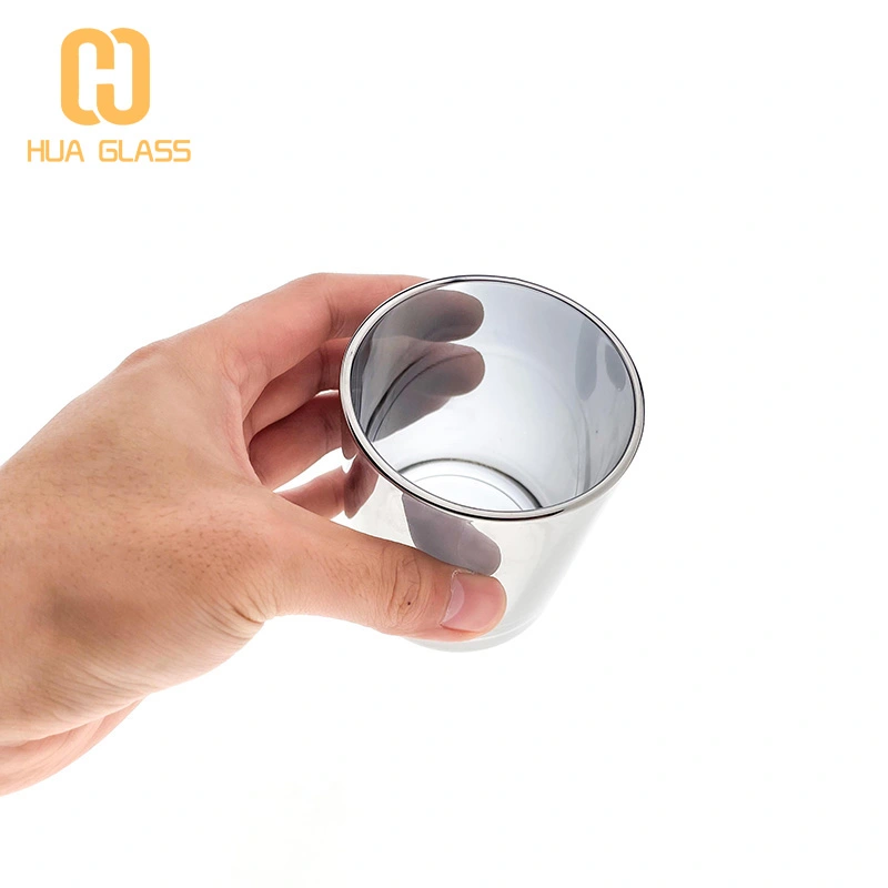 радужные пустые банки из-под свечей стеклянные банки для изготовления свечей