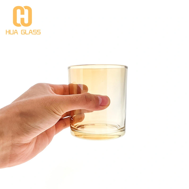 радужные пустые банки из-под свечей стеклянные банки для изготовления свечей