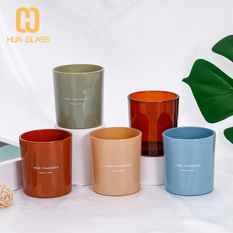 Tarros de velas vacíos personalizados de 220ml, 310ml, 430ml, para hacer velas