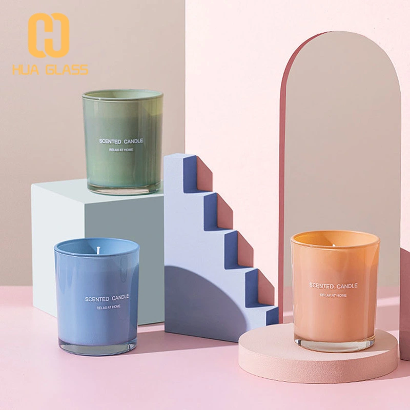 Tarros de velas vacíos personalizados de 220ml, 310ml, 430ml, para hacer velas