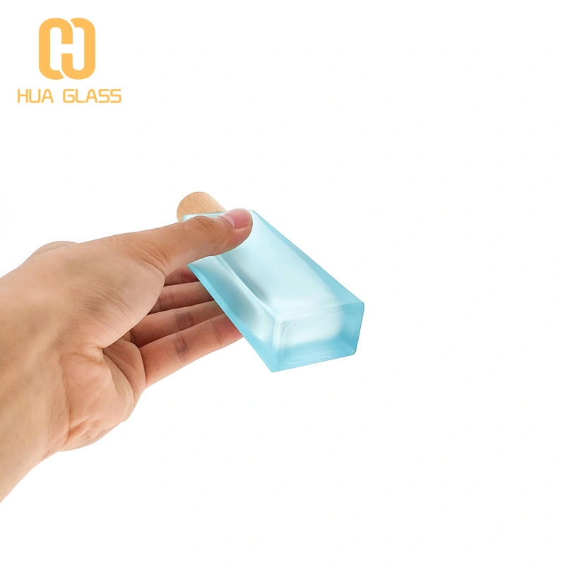 2022 новый дизайн 50 мл цилиндрический стеклянный флакон духов с шариковой крышкой  