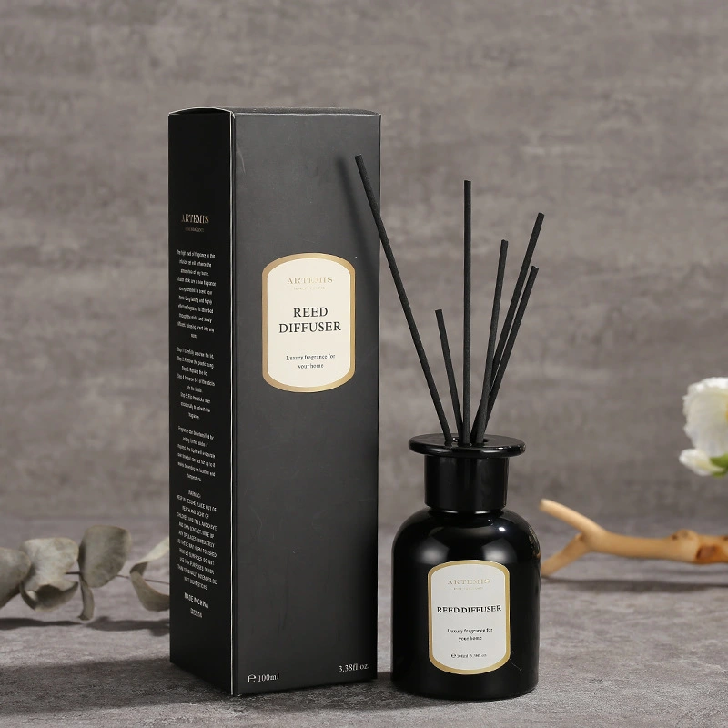 170 مللي اسطوانة زجاجية دائرية زجاجة الناشر القصب