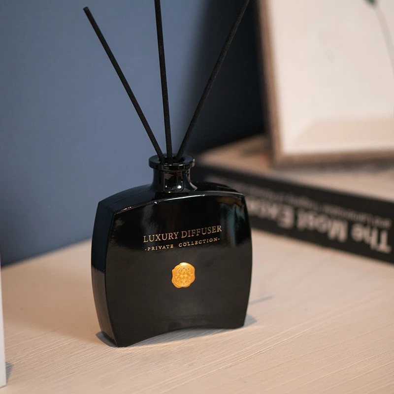 100ml Black White Glass Reed Diffuser Bottle Home Diffuser Bottle 