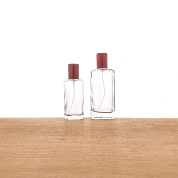 botella de perfume nueva stock 50ml 100ml con tapa de madera