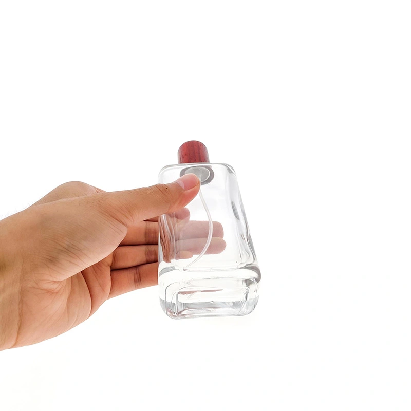 botella de perfume nueva stock 50ml 100ml con tapa de madera