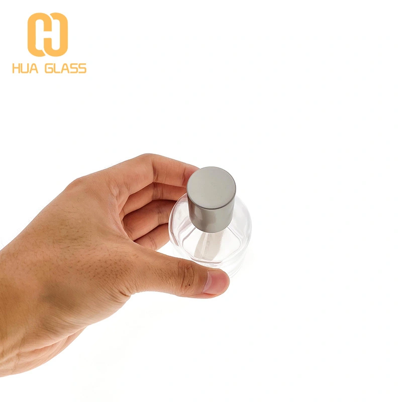 30 مل 50 مل 100 مل اسطوانة زجاجية مستديرة زجاجة عطر فارغة  