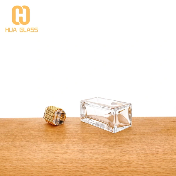 Square 100ml Perfume Bottle With Luxury Cap