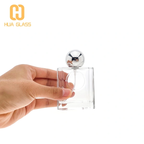 Botella de perfume nueva de 50 ml con tapa de bola