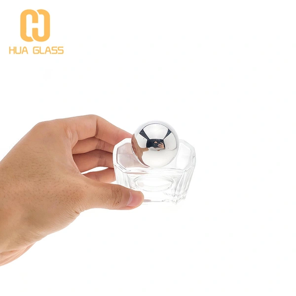 Botella de perfume nueva de 50 ml con tapa de bola