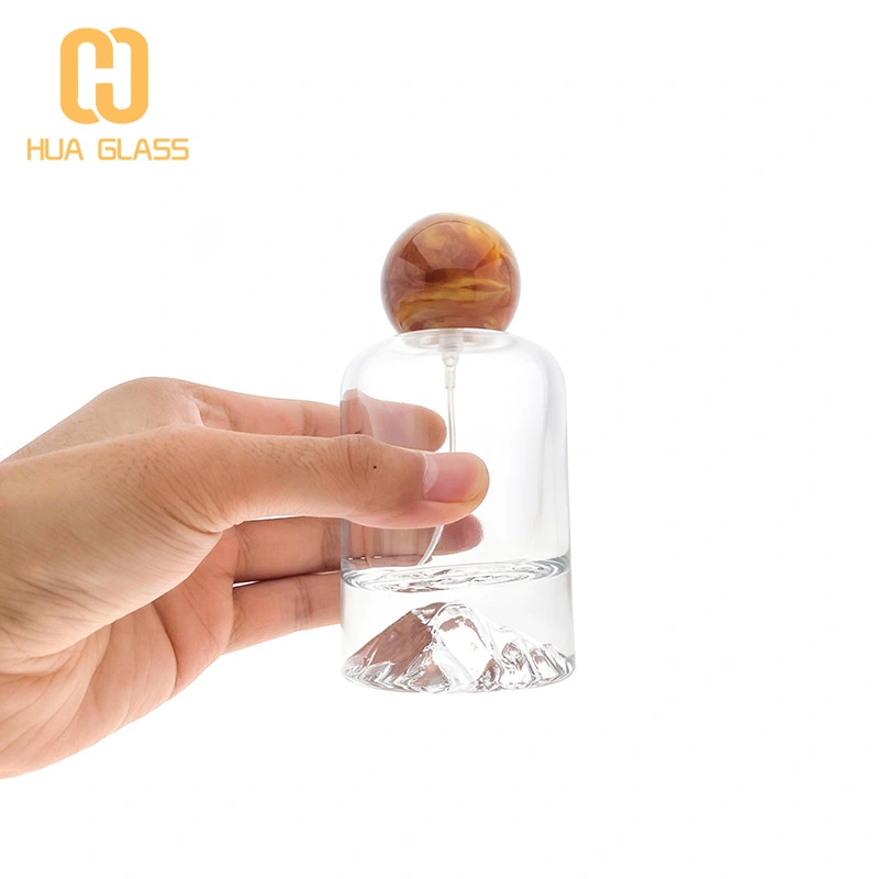 زجاجة عطر 30 مل 50 مل 100 مل مع غطاء كرة الراتنج  