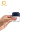 3oz 3.5oz 5oz tapa de rosca hermética tarro de almacenamiento de cáñamo de almacenamiento de vidrio personalizado
