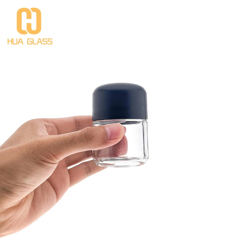 100 مل 150 مل 200 مل مستقيمة الجانب الزجاجي شمعة برطمانات مع غطاء  