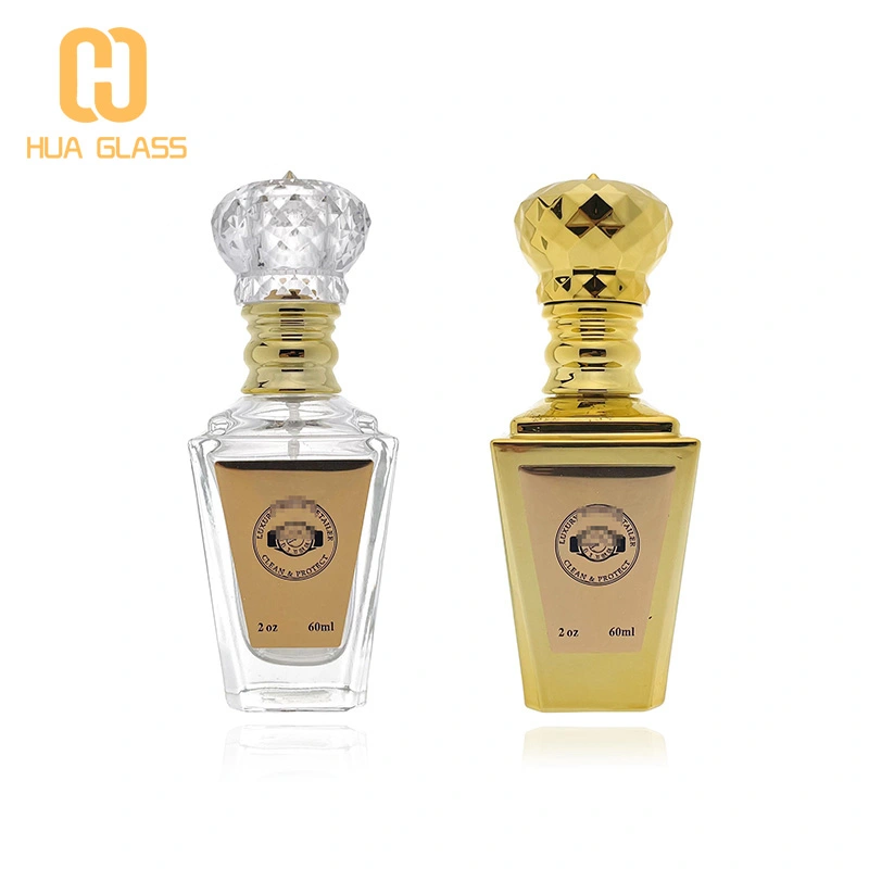 Flacon de parfum de luxe en forme de diamant de 60 ml