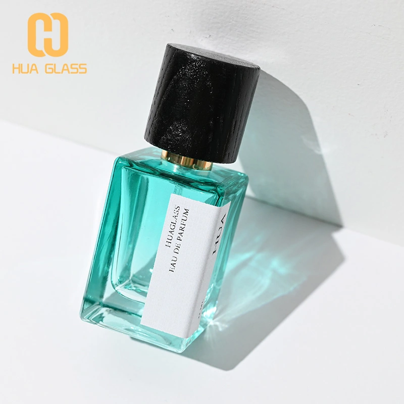 Frasco de perfume cuadrado de 30ml 50ml 100ml