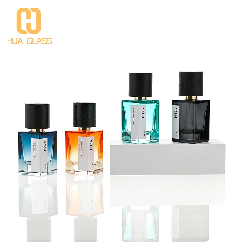 Frasco de perfume cuadrado de 30ml 50ml 100ml