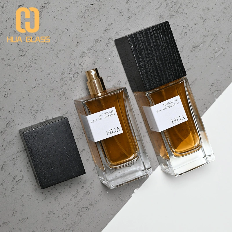 Flacon de parfum carré de 30 ml 50 ml 100 ml