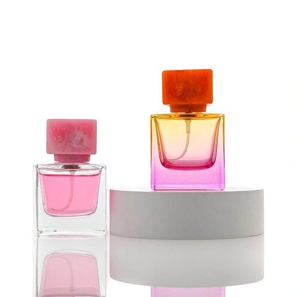 Flacon de parfum cubique de 30 ml 50 ml 100 ml