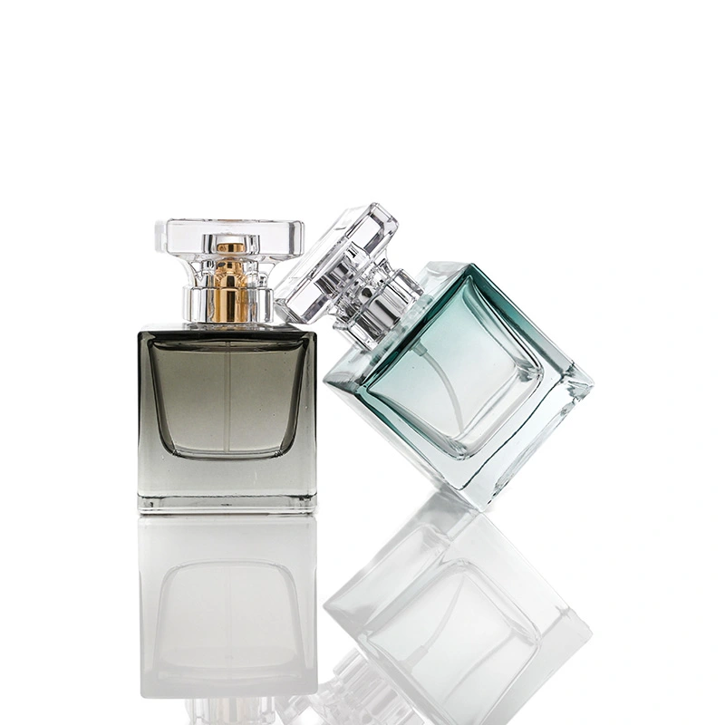 Flacon de parfum cubique de 30 ml 50 ml 100 ml
