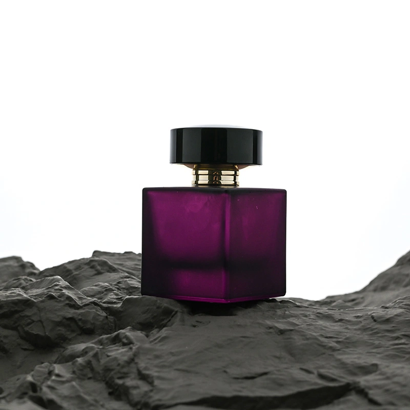 Flacon de parfum cubique de 30 ml 50 ml 100 ml