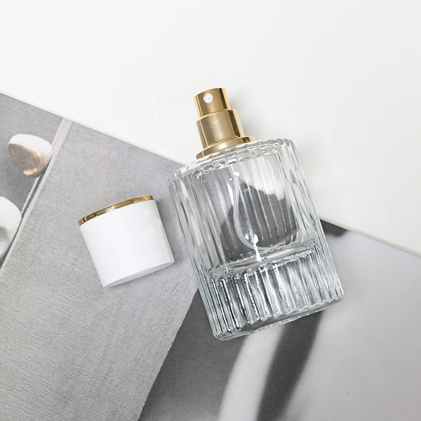 Frasco de perfume cuadrado de 30ml 50ml 100ml