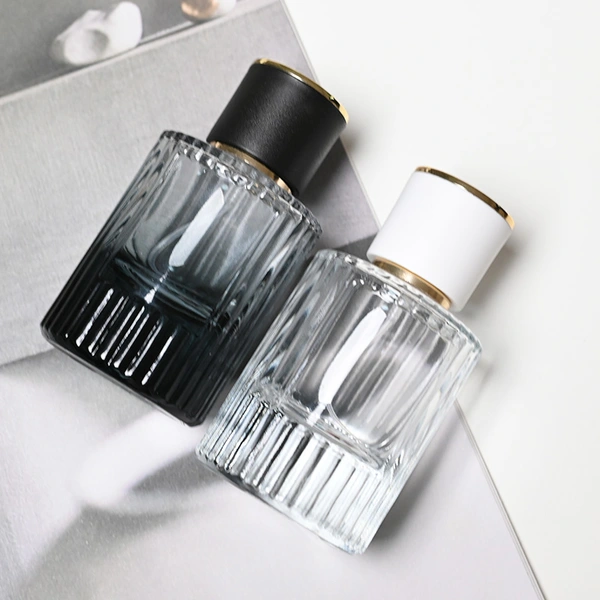 Frasco de perfume cuadrado de 30ml 50ml 100ml