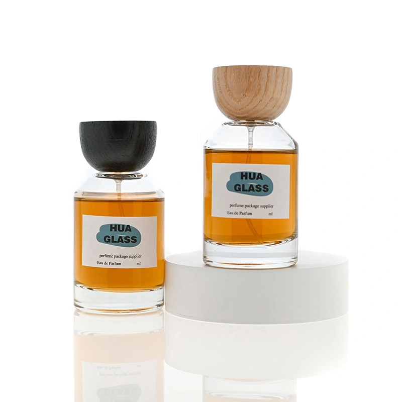 Frasco de perfume cuadrado de 30ml 50ml 100ml