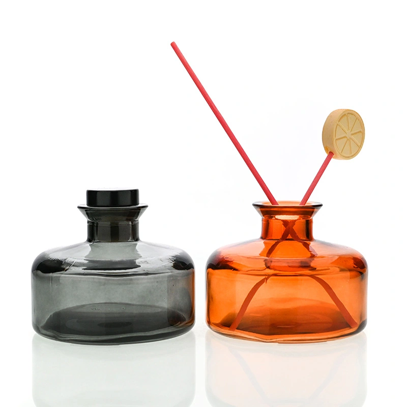 120ml Green Boston Round Glass Reed Diffuser Bottle Home Diffuser Bottle 