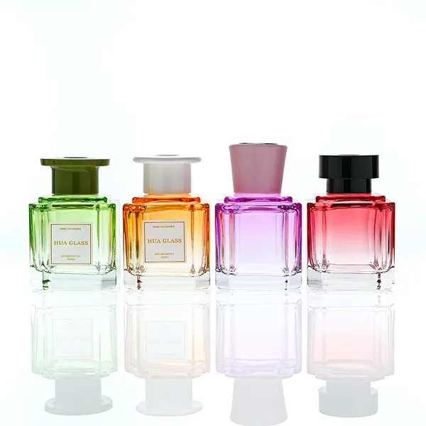 120ml Green Boston Round Glass Reed Diffuser Bottle Home Diffuser Bottle 