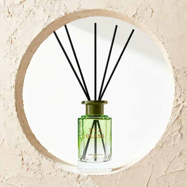 120ml Green Boston Round Glass Reed Diffuser Bottle Home Diffuser Bottle 