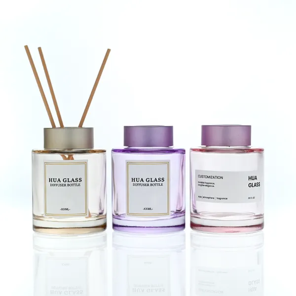 120ml Green Boston Round Glass Reed Diffuser Bottle Home Diffuser Bottle 