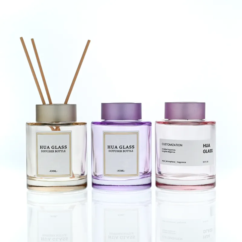 120ml Green Boston Round Glass Reed Diffuser Bottle Home Diffuser Bottle 