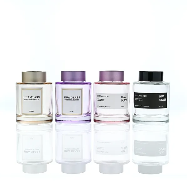 120ml Green Boston Round Glass Reed Diffuser Bottle Home Diffuser Bottle 