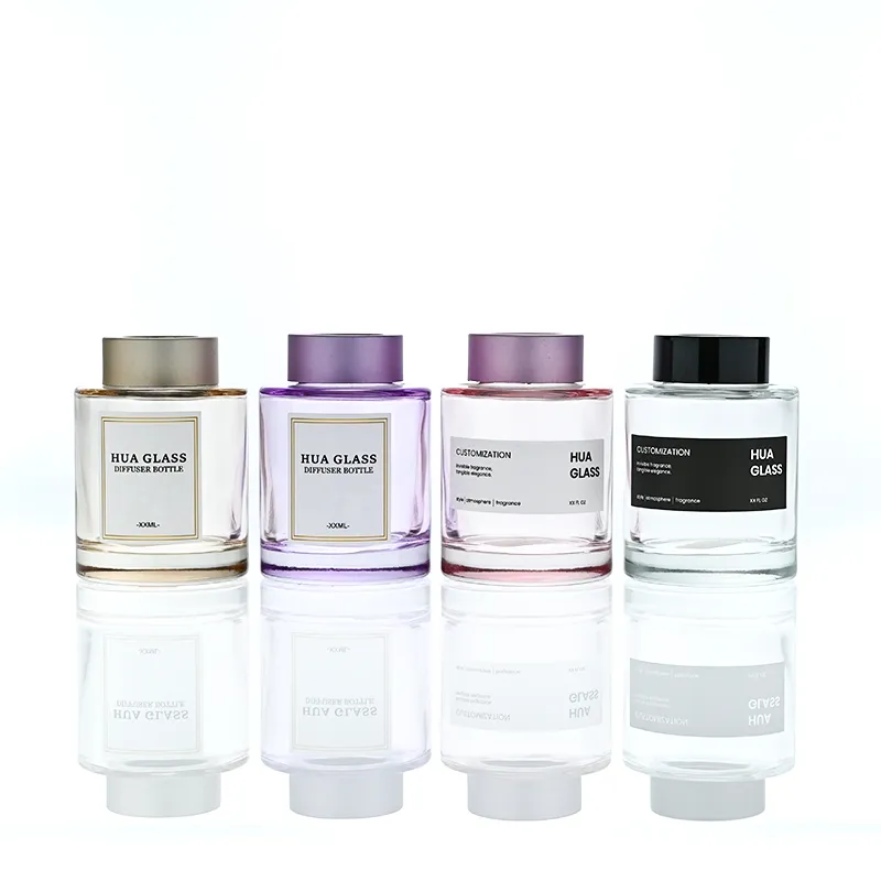 120ml Green Boston Round Glass Reed Diffuser Bottle Home Diffuser Bottle 