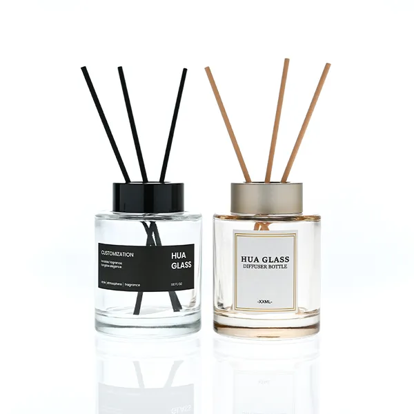 120ml Green Boston Round Glass Reed Diffuser Bottle Home Diffuser Bottle 