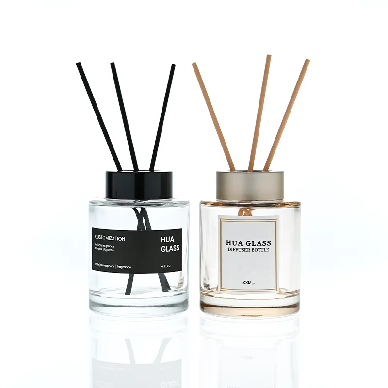 120ml Green Boston Round Glass Reed Diffuser Bottle Home Diffuser Bottle 