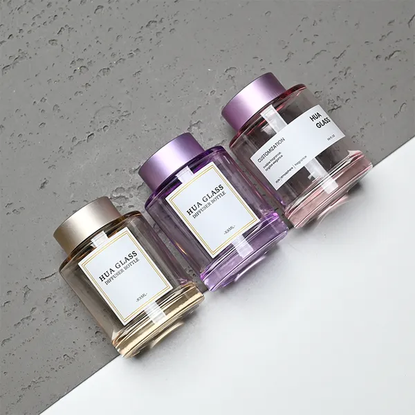 120ml Green Boston Round Glass Reed Diffuser Bottle Home Diffuser Bottle 