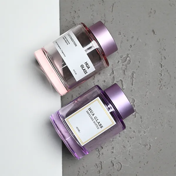 120ml Green Boston Round Glass Reed Diffuser Bottle Home Diffuser Bottle 