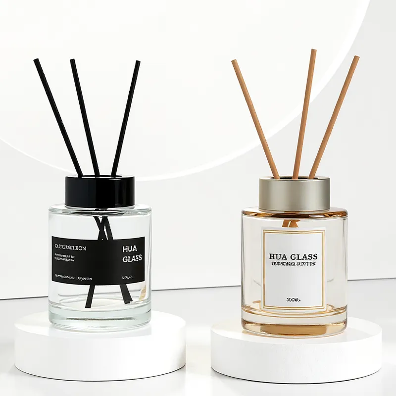 120ml Green Boston Round Glass Reed Diffuser Bottle Home Diffuser Bottle 