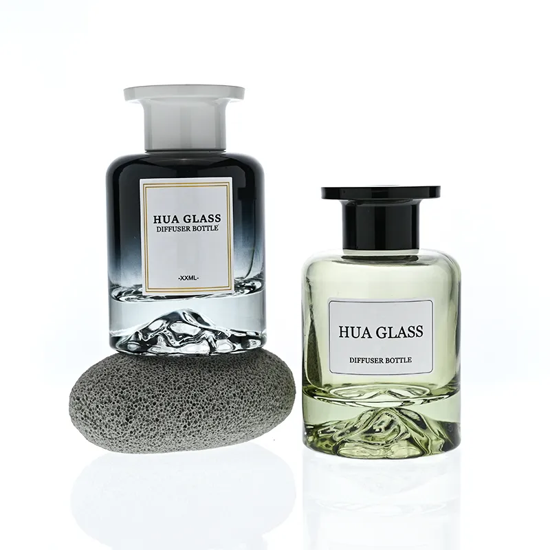 120ml Green Boston Round Glass Reed Diffuser Bottle Home Diffuser Bottle 