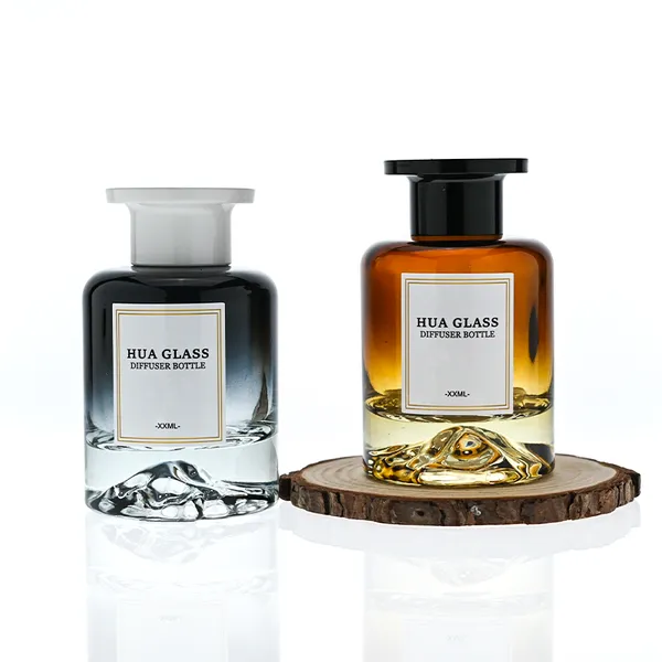 120ml Green Boston Round Glass Reed Diffuser Bottle Home Diffuser Bottle 