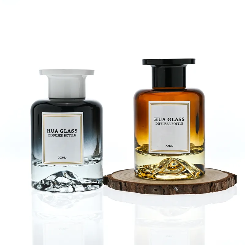 120ml Green Boston Round Glass Reed Diffuser Bottle Home Diffuser Bottle 