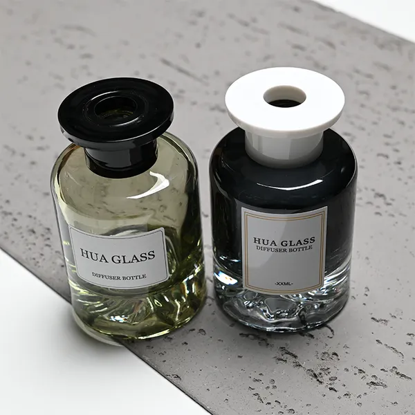 120ml Green Boston Round Glass Reed Diffuser Bottle Home Diffuser Bottle 