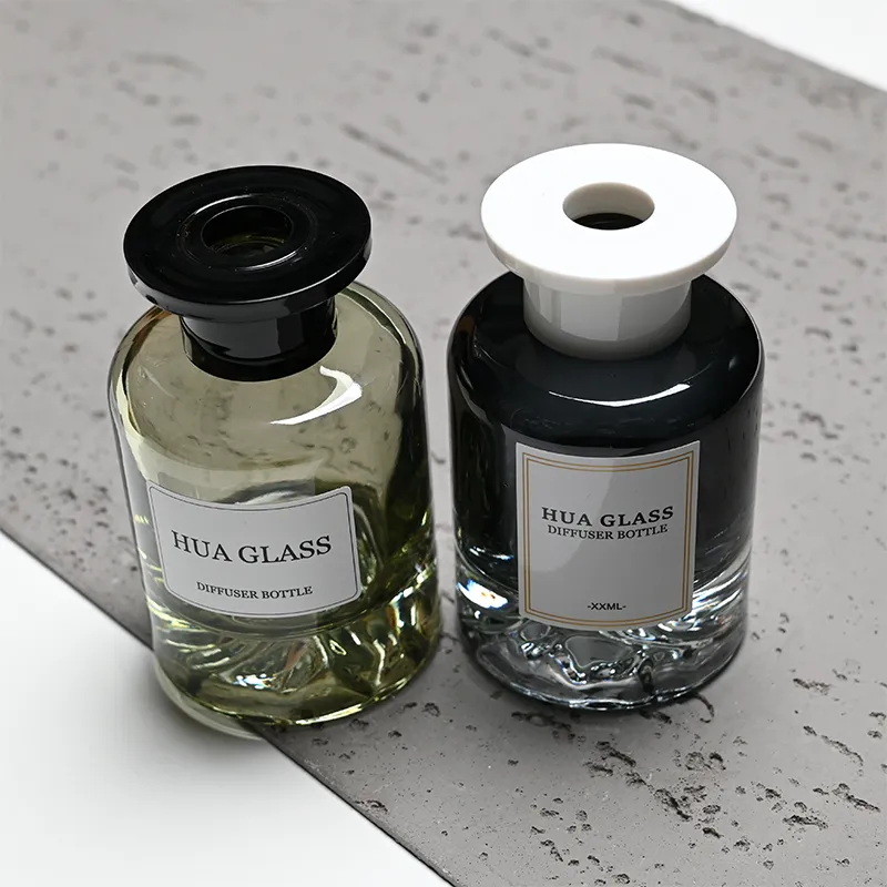 120ml Green Boston Round Glass Reed Diffuser Bottle Home Diffuser Bottle 