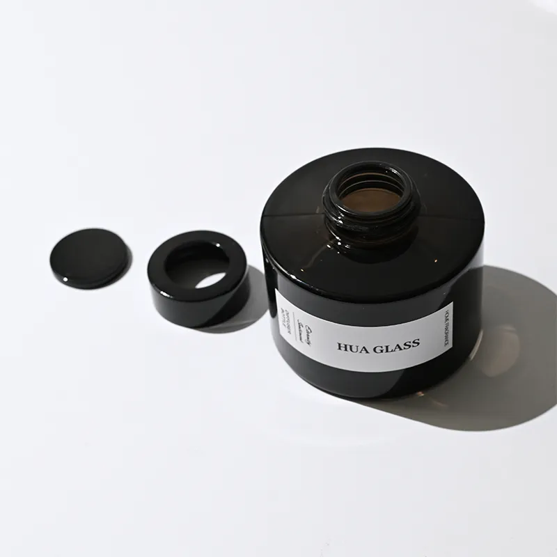 120ml Green Boston Round Glass Reed Diffuser Bottle Home Diffuser Bottle 