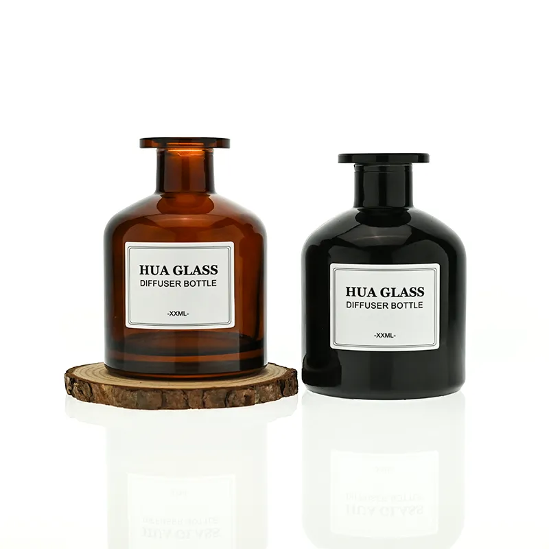 120ml Green Boston Round Glass Reed Diffuser Bottle Home Diffuser Bottle 