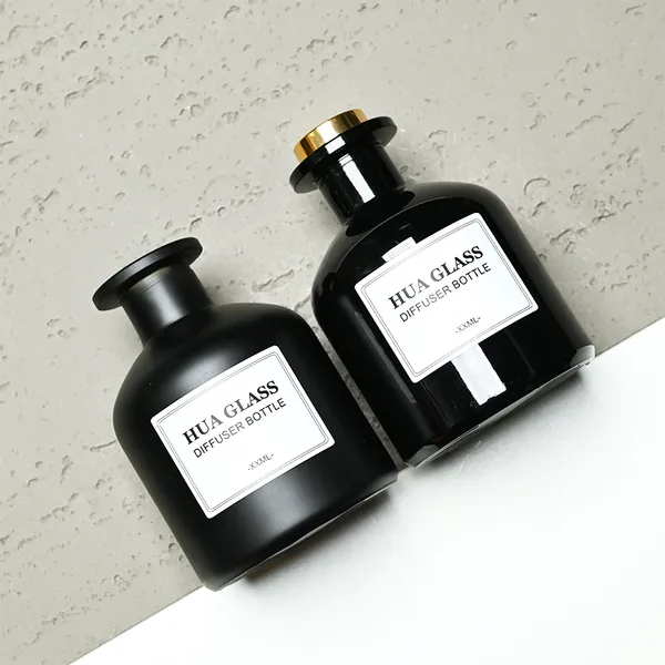 120ml Green Boston Round Glass Reed Diffuser Bottle Home Diffuser Bottle 