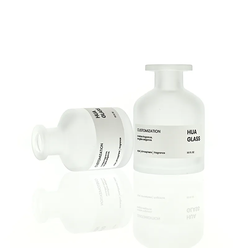 120ml Green Boston Round Glass Reed Diffuser Bottle Home Diffuser Bottle 