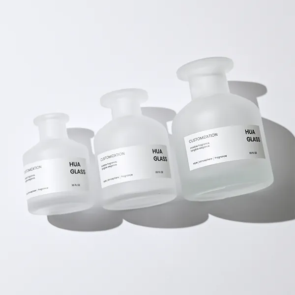 120ml Green Boston Round Glass Reed Diffuser Bottle Home Diffuser Bottle 