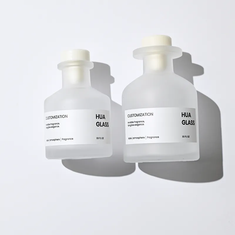 120ml Green Boston Round Glass Reed Diffuser Bottle Home Diffuser Bottle 